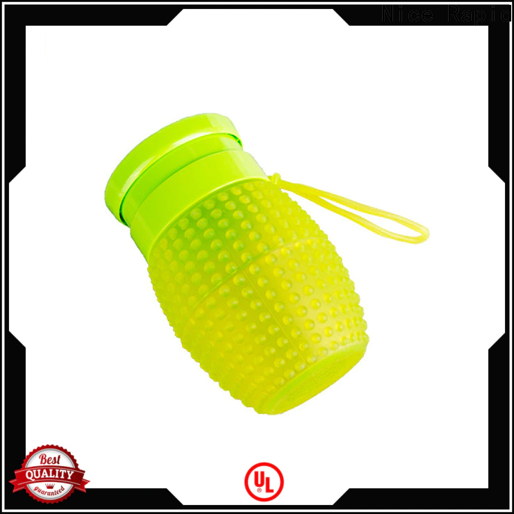 Latest silicone folding water bottle Supply for camping