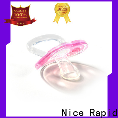 Nice Rapid one piece silicone pacifier Suppliers for baby feeding