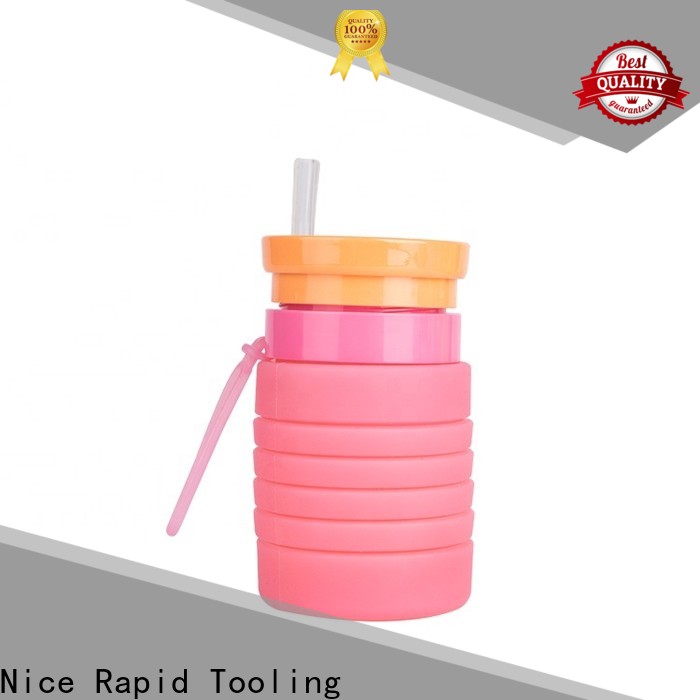 Nice Rapid silicone roll up water bottle company for camping