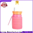 Nice Rapid Top collapsible silicone bottle factory for travelling