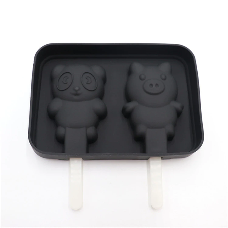 Silicone Cartoon Cute Popsicle Mold for DIY Ice Cream