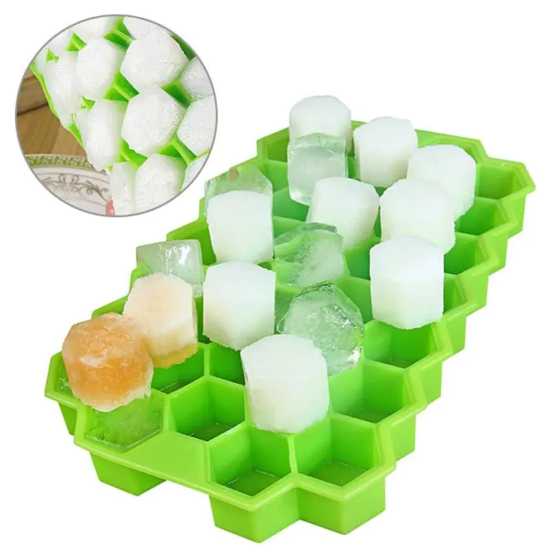 Silicone Ice Cube Trays Mold for Whiskey Cocktails Stackable
