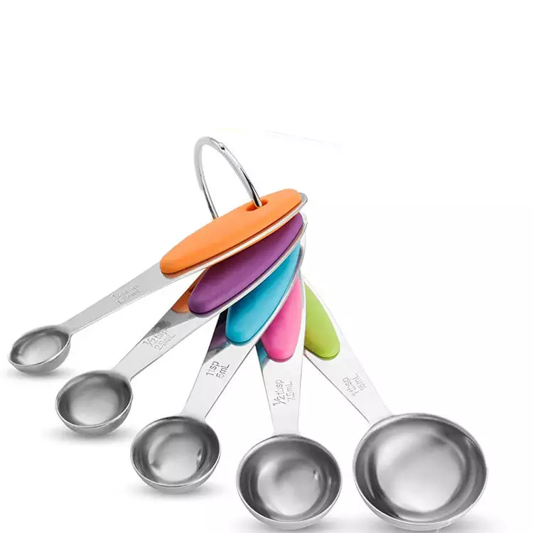 Measuring spoon silicone handle10-piece set