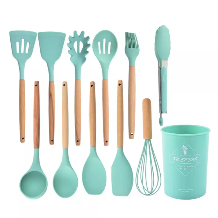 12pcs Non-stick silicone kitchen utensils sets