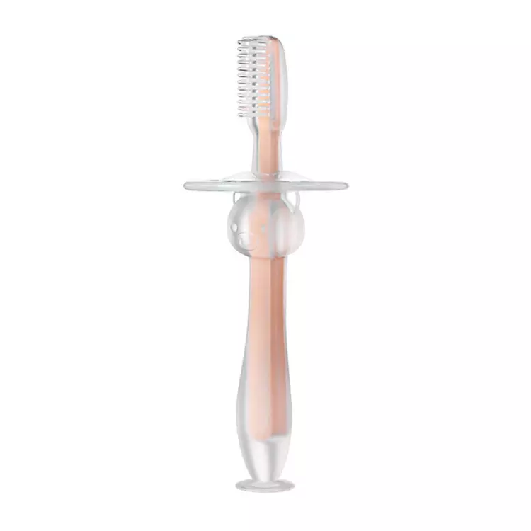 Infant  suction cup silicone toothbrush