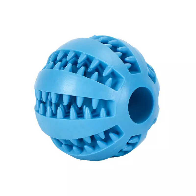 Silicone dog grinding ball leaking ball chewing dog bite toy